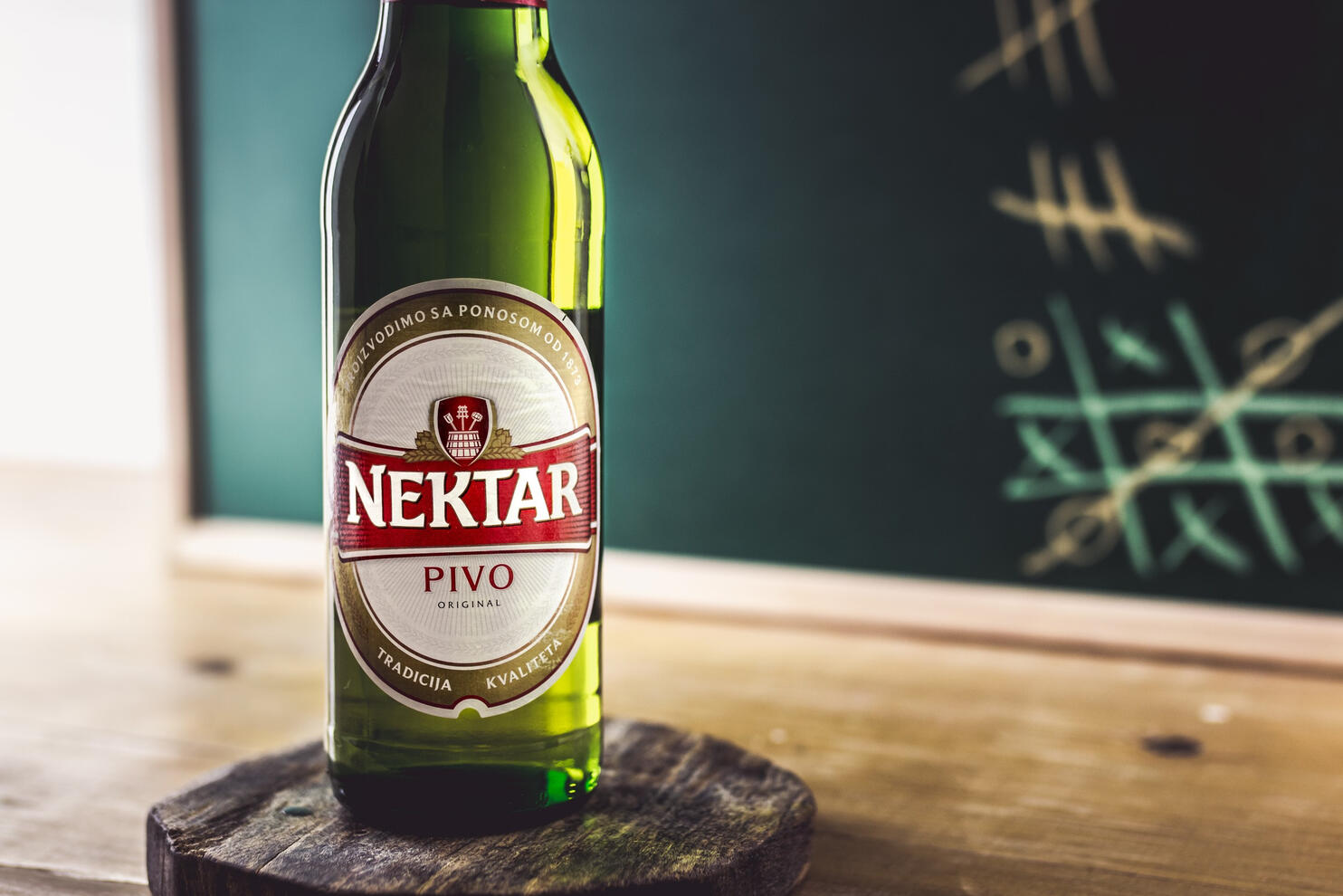 Beer bootle in a vintage vibe